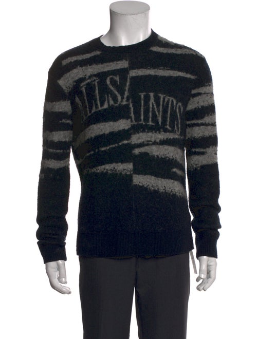 AllSaints Wool Printed Pullover