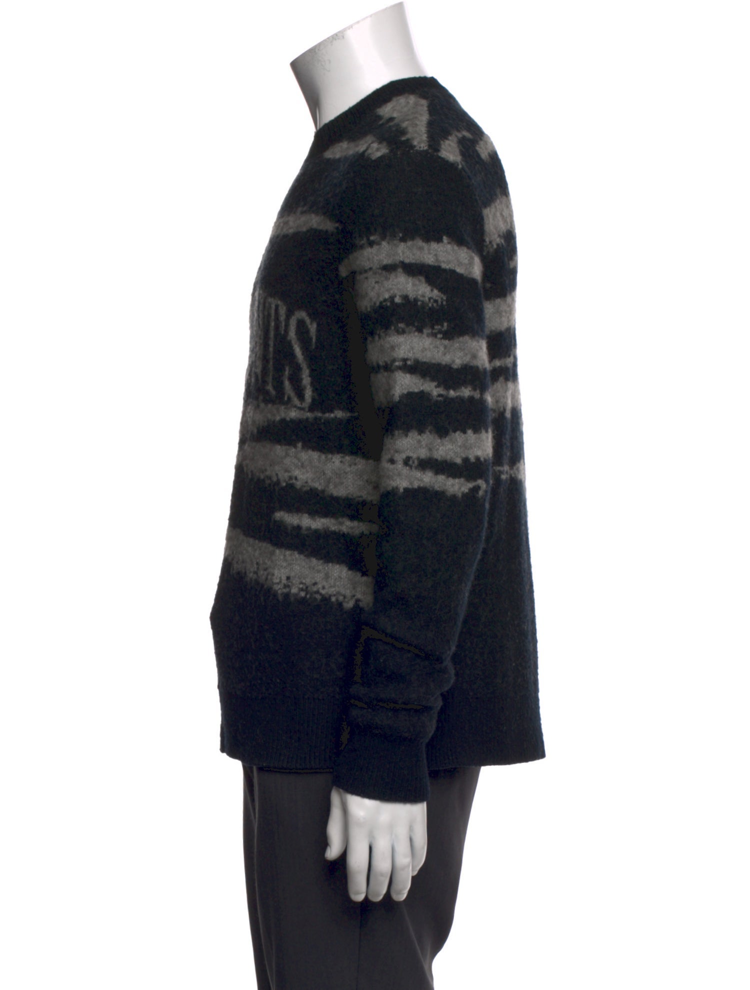 AllSaints Wool Printed Pullover