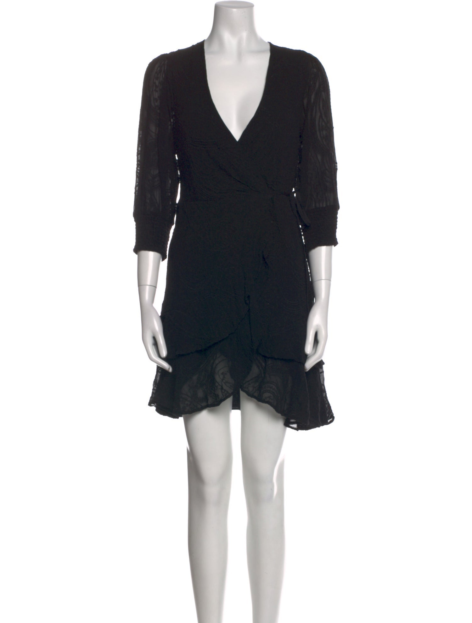 AllSaints V-Neck Mini Dress