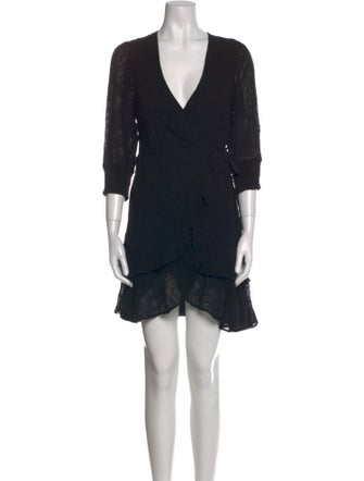 AllSaints V-Neck Mini Dress