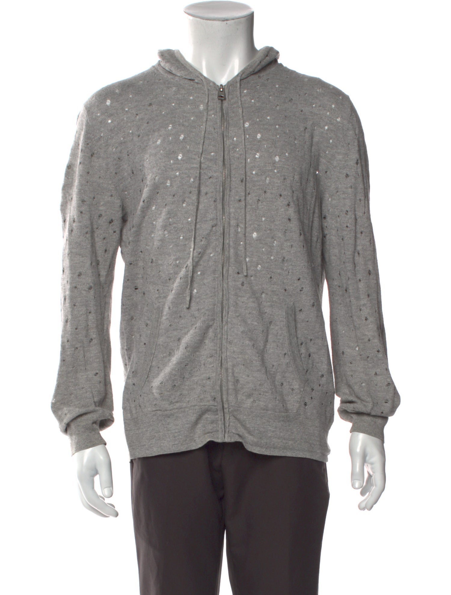 AllSaints Mock Neck Long Sleeve Cardigan