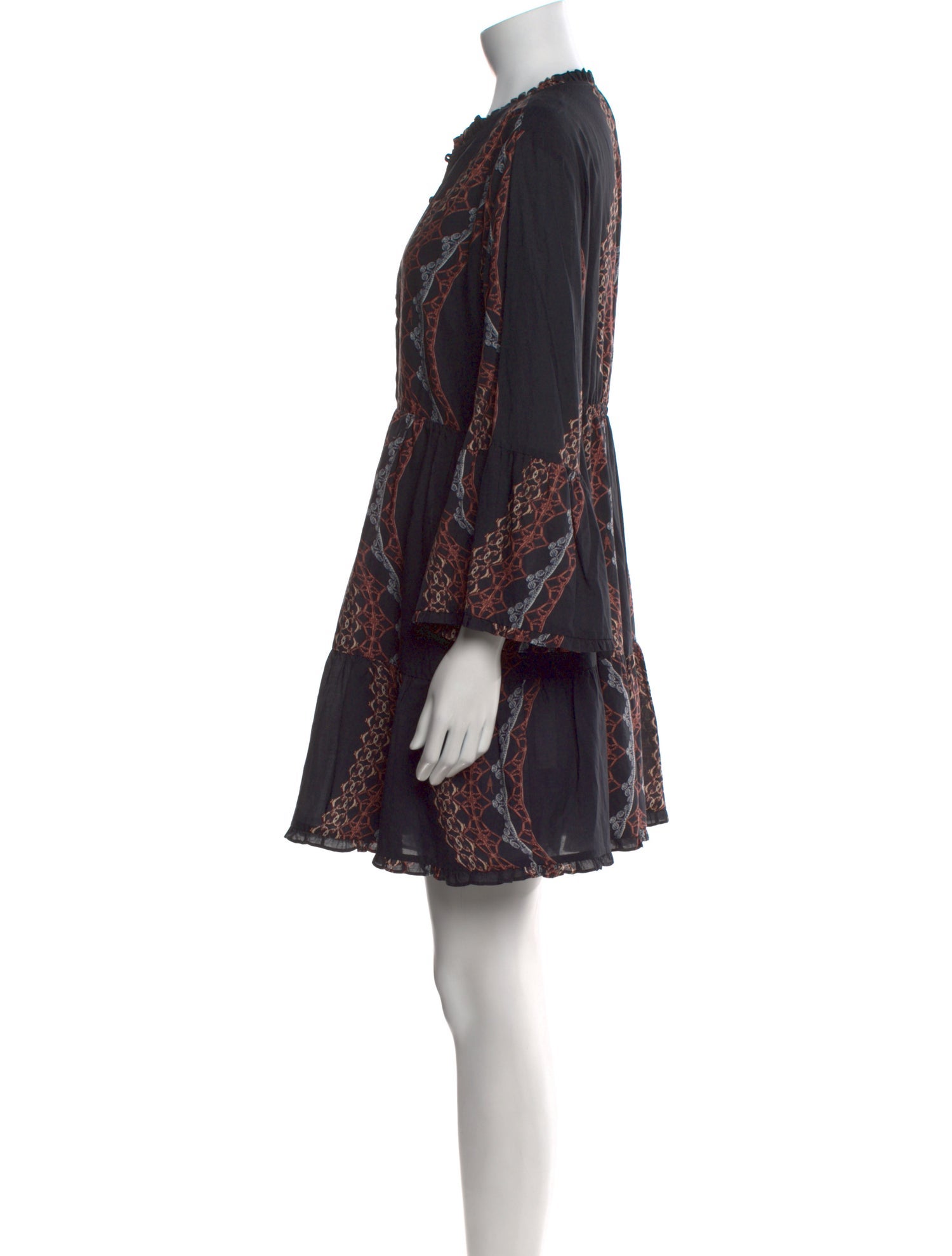 AllSaints Paisley Print Mini Dress