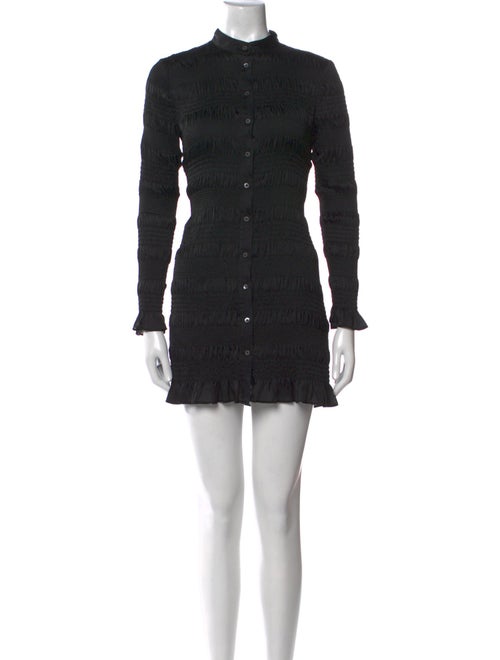 AllSaints Mock Neck Mini Dress