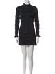 AllSaints Mock Neck Mini Dress
