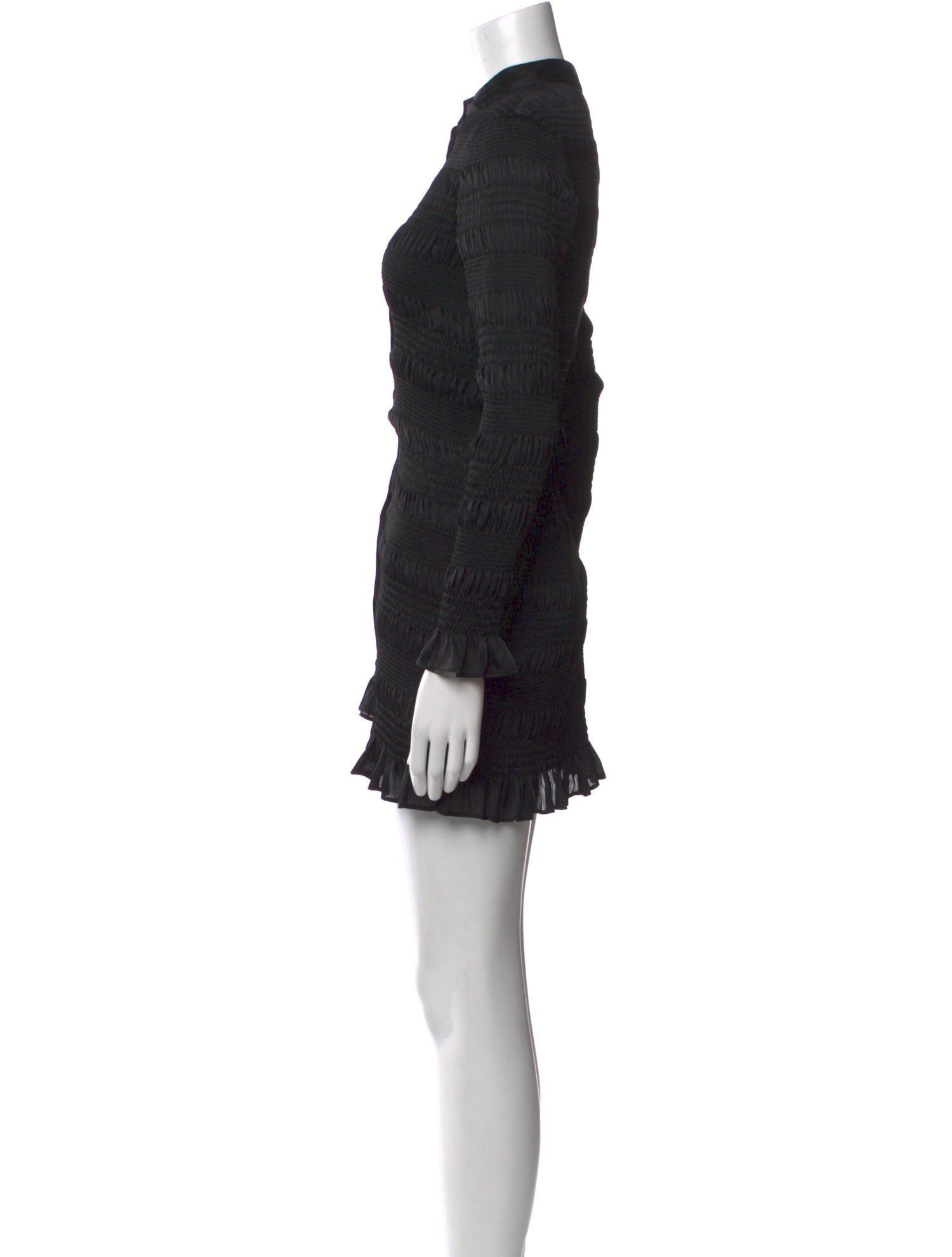 AllSaints Mock Neck Mini Dress