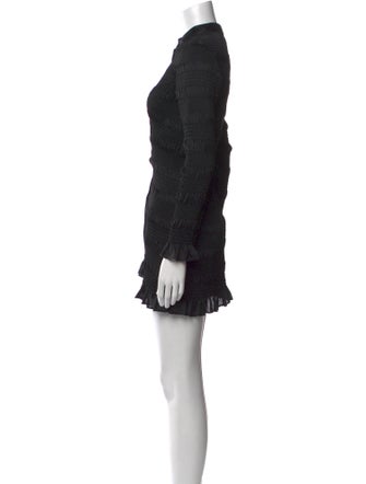 AllSaints Mock Neck Mini Dress