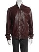 AllSaints Leather Bomber Jacket
