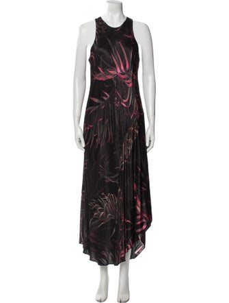 AllSaints Printed Long Dress