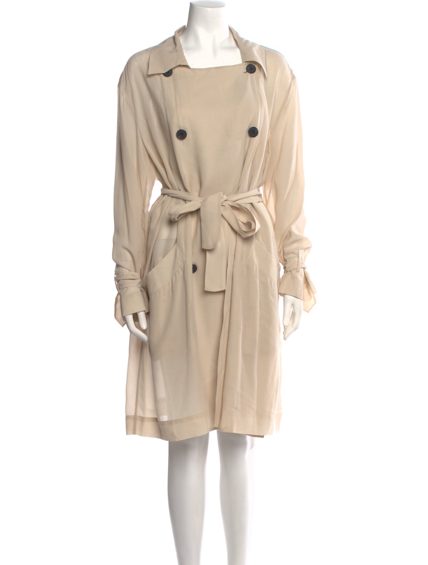 AllSaints Square Neckline Knee-Length Dress