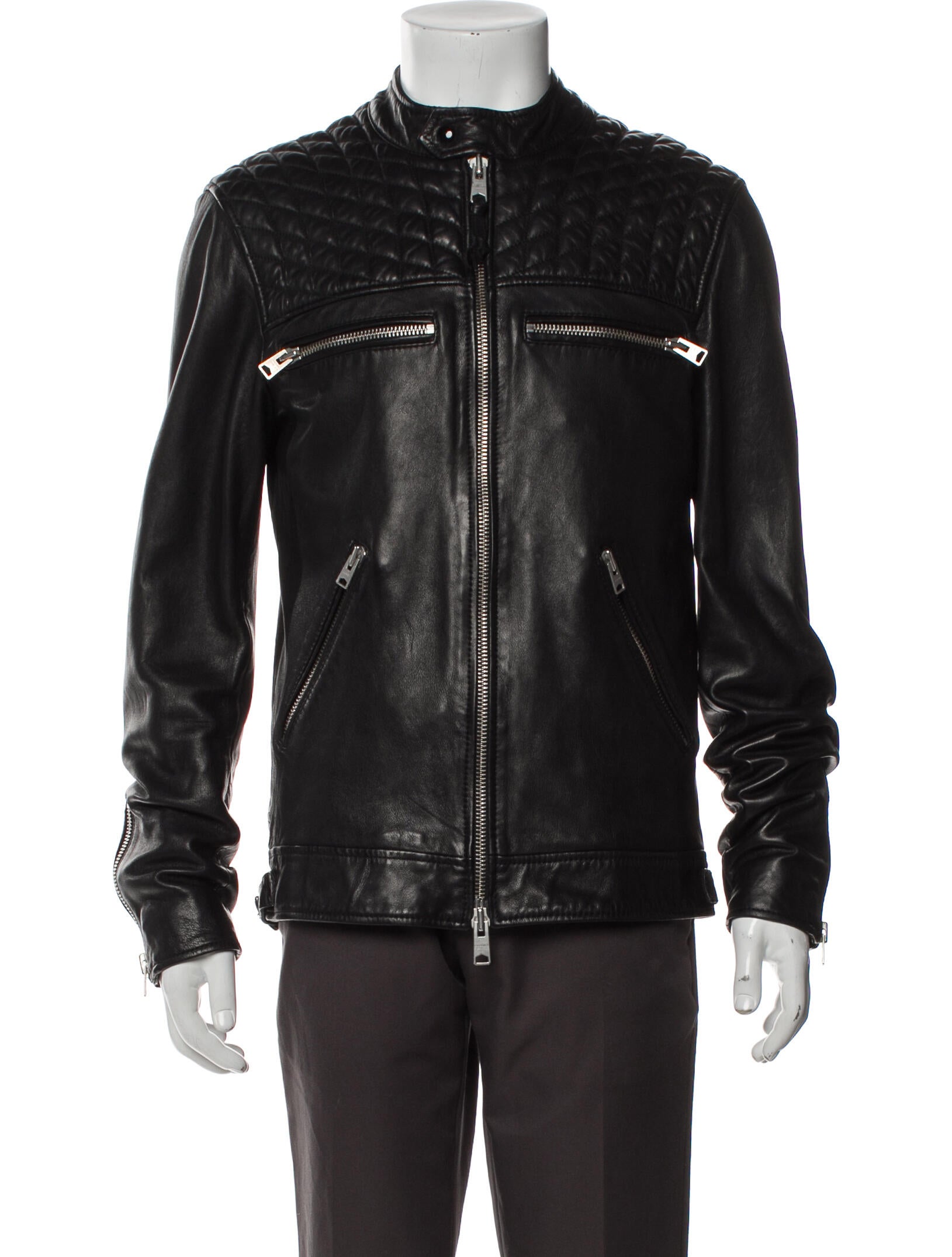 AllSaints Leather Moto Jacket