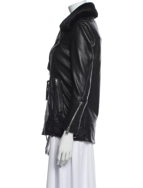 AllSaints Leather Faux Fur Jacket