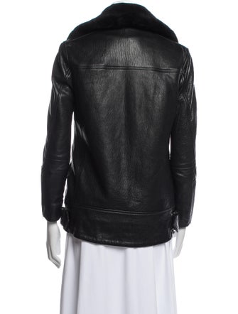 AllSaints Leather Faux Fur Jacket