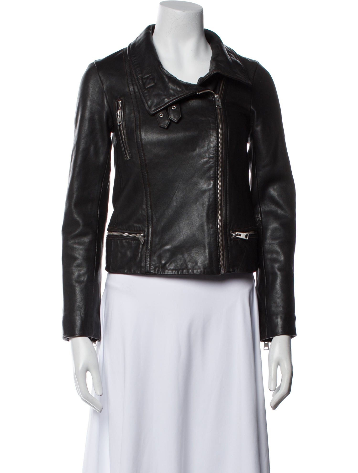 AllSaints Leather Biker Jacket