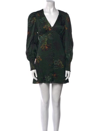 AllSaints Silk Long Dress