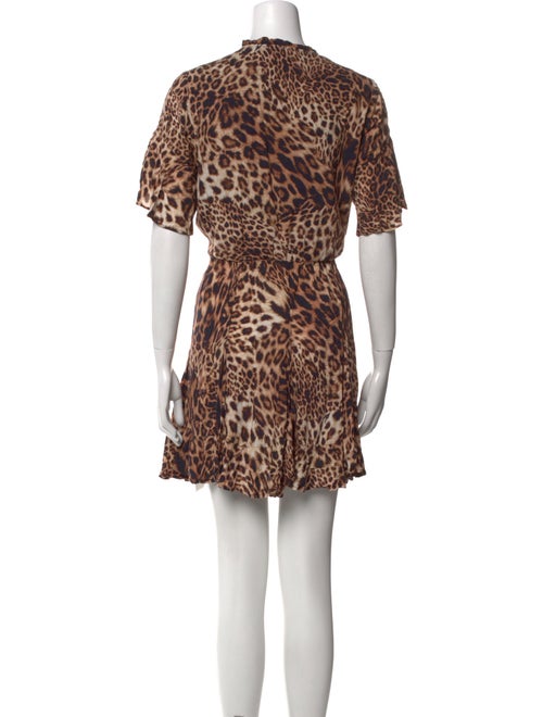 AllSaints Animal Print Knee-Length Dress