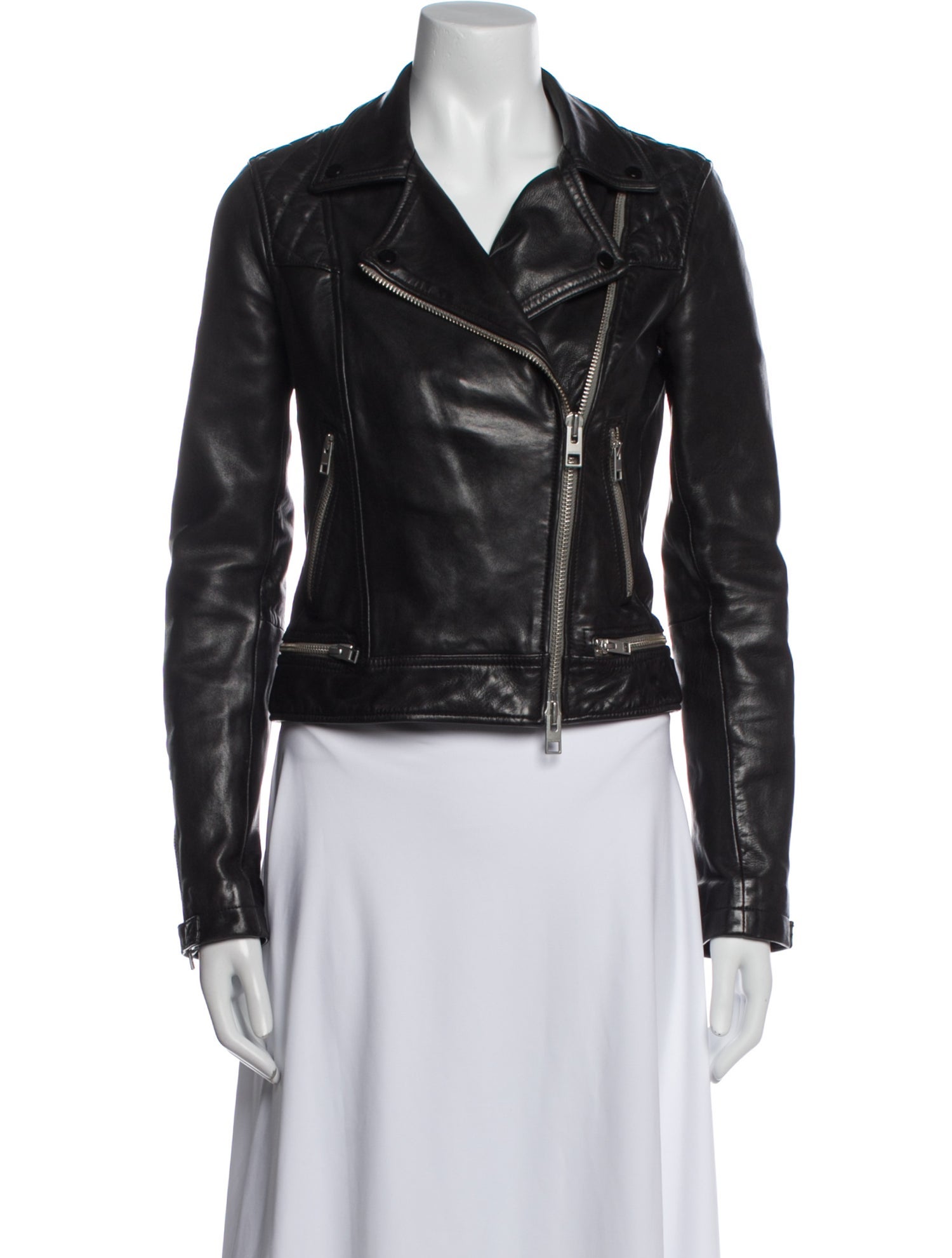 AllSaints Leather Biker Jacket