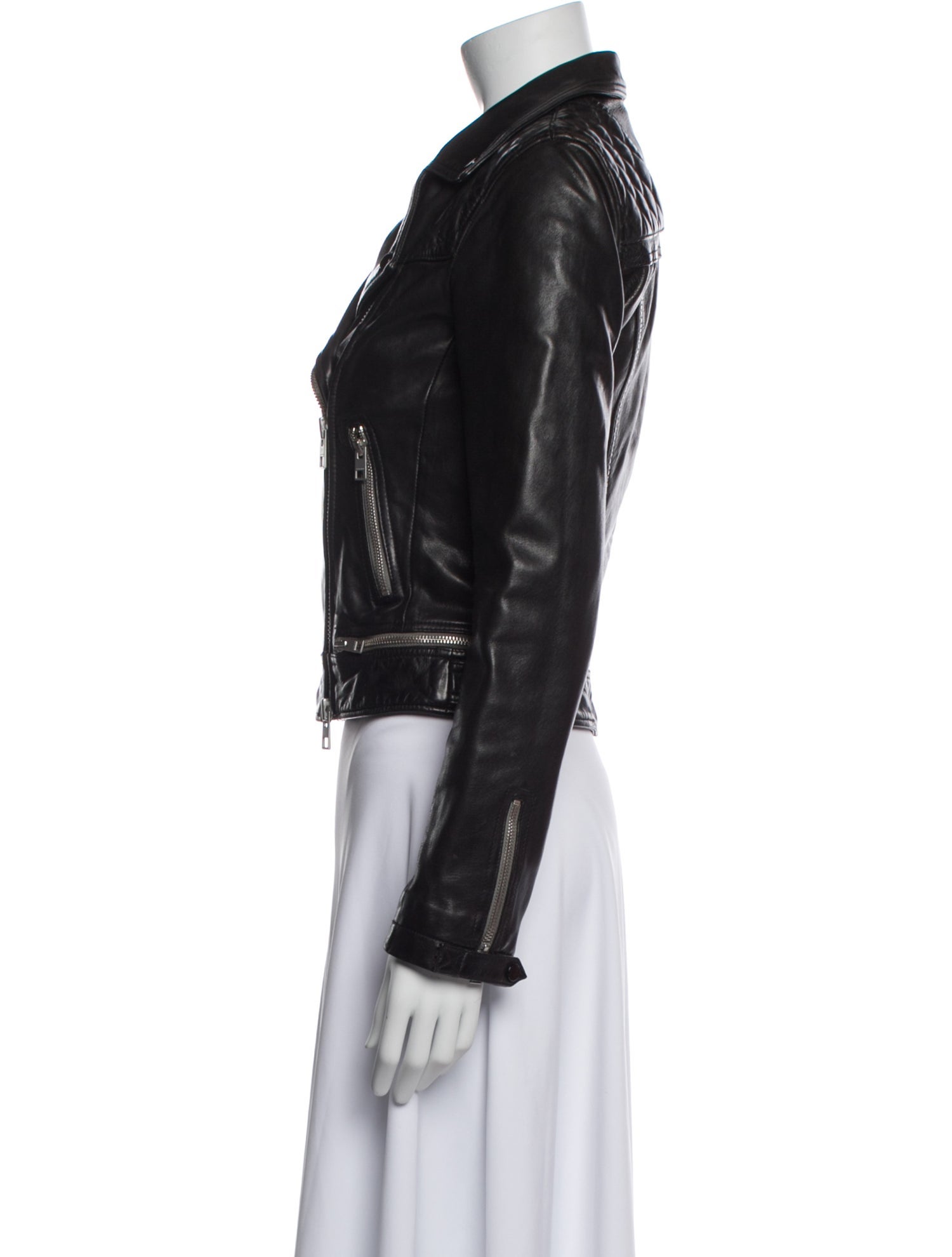 AllSaints Leather Biker Jacket