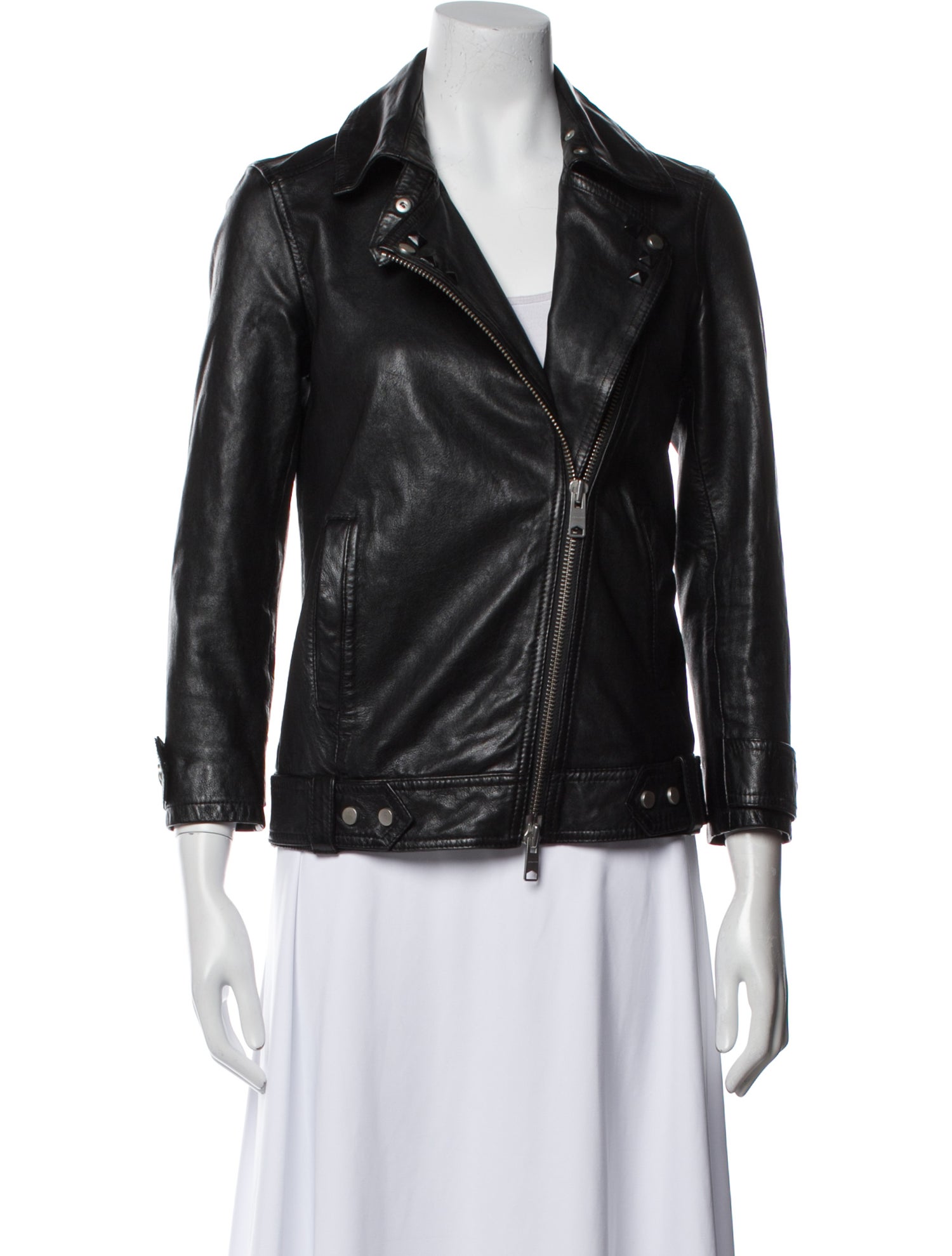 AllSaints Leather Biker Jacket