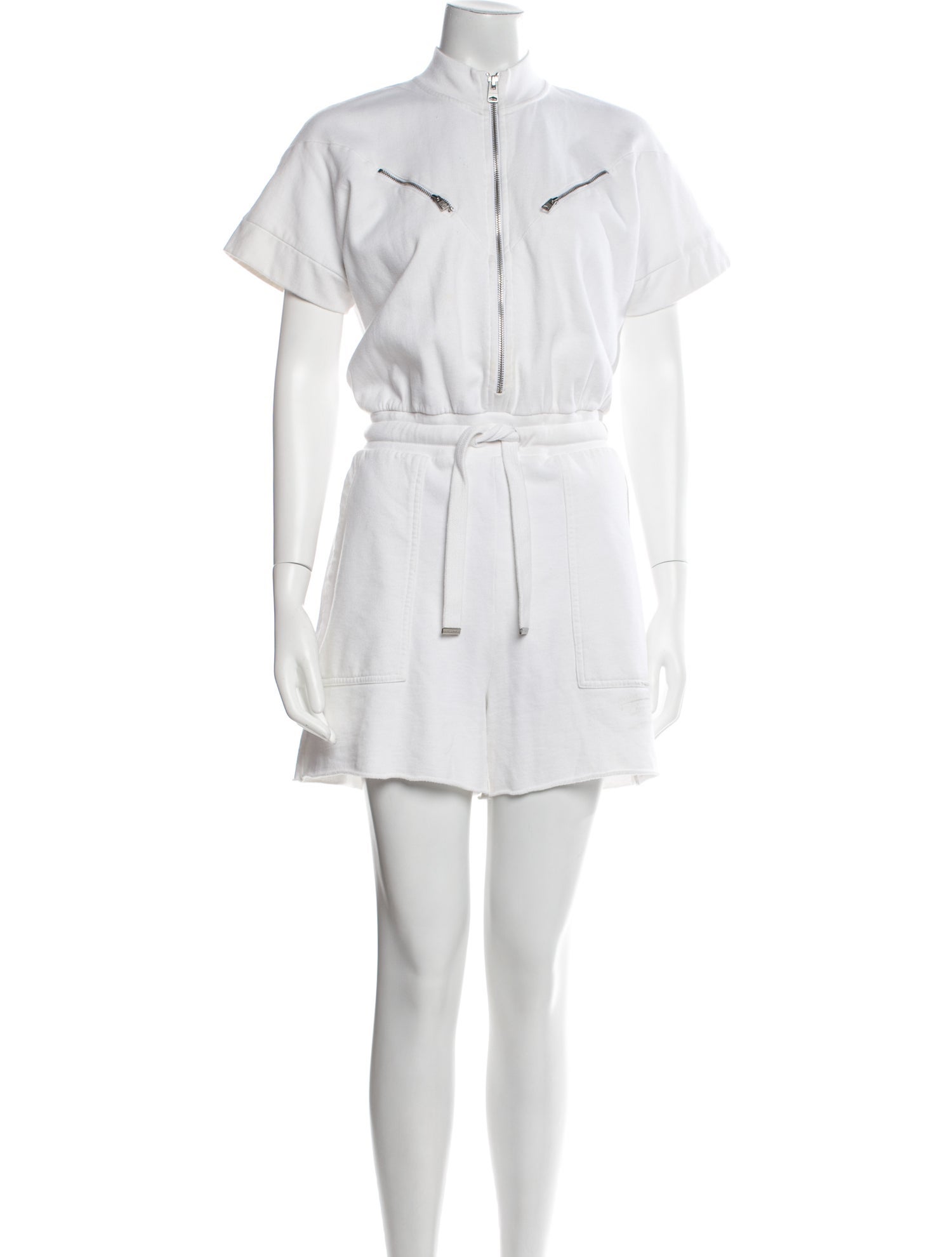 AllSaints Mock Neck Romper