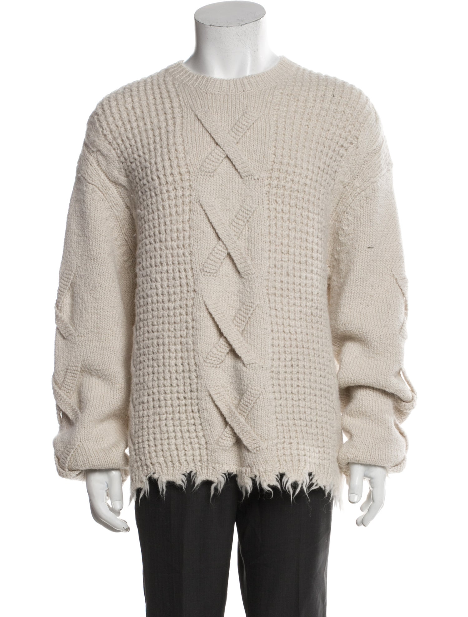 AllSaints Wool Crew Neck Cardigan