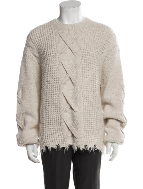 AllSaints Wool Crew Neck Cardigan