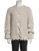 AllSaints Wool Crew Neck Cardigan