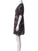 AllSaints Floral Print Mini Dress
