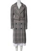 AllSaints Plaid Print Trench Coat