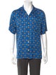 AllSaints Floral Print Short Sleeve Shirt