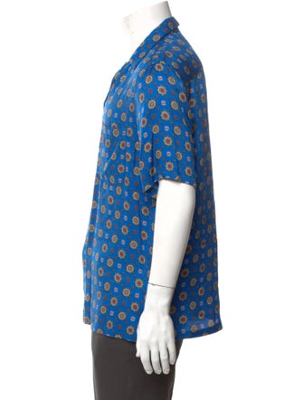 AllSaints Floral Print Short Sleeve Shirt