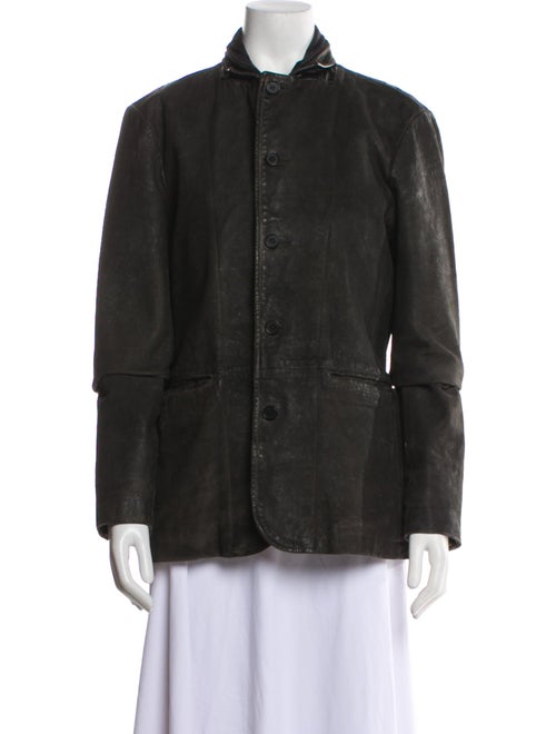 AllSaints Suede Utility Jacket