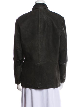 AllSaints Suede Utility Jacket