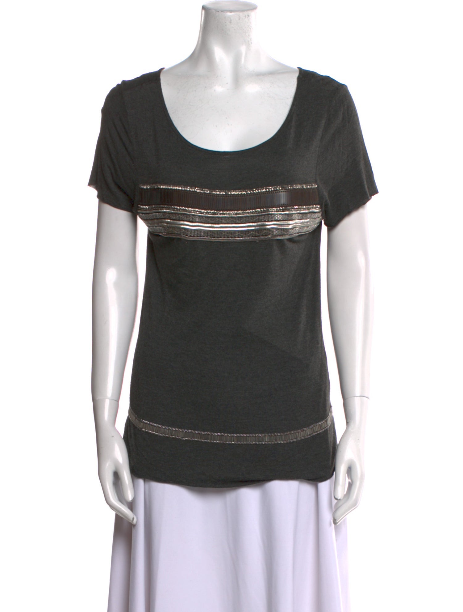 AllSaints Scoop Neck Short Sleeve T-Shirt