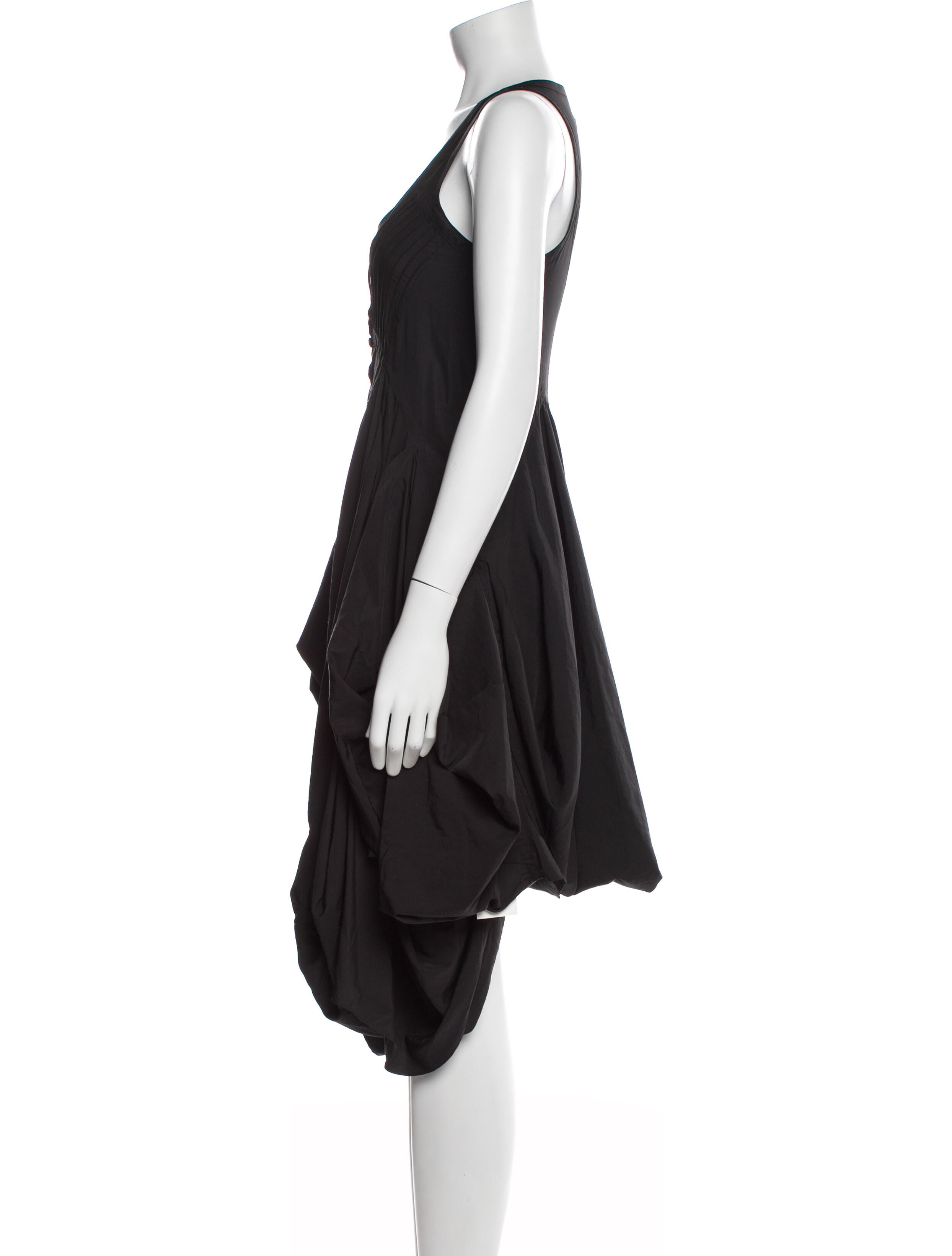 AllSaints Scoop Neck Knee-Length Dress