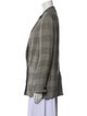 AllSaints Plaid Print Blazer