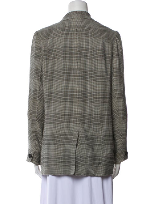 AllSaints Plaid Print Blazer