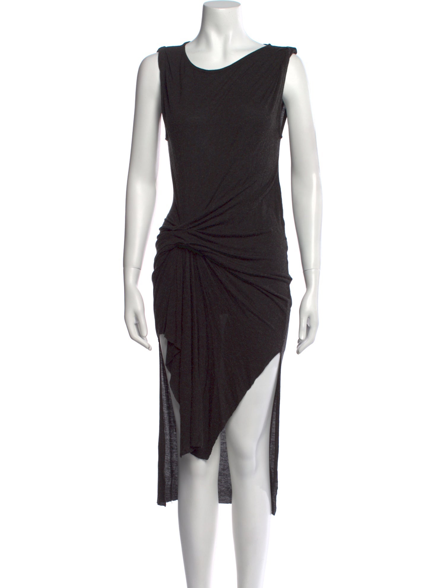 AllSaints Bateau Neckline Midi Length Dress