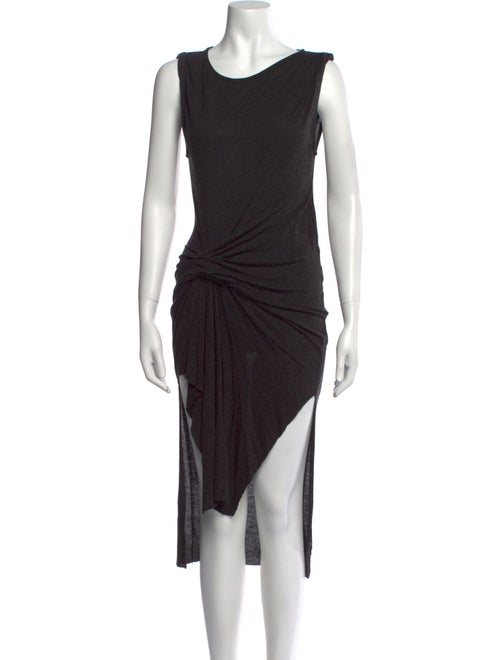 AllSaints Bateau Neckline Midi Length Dress