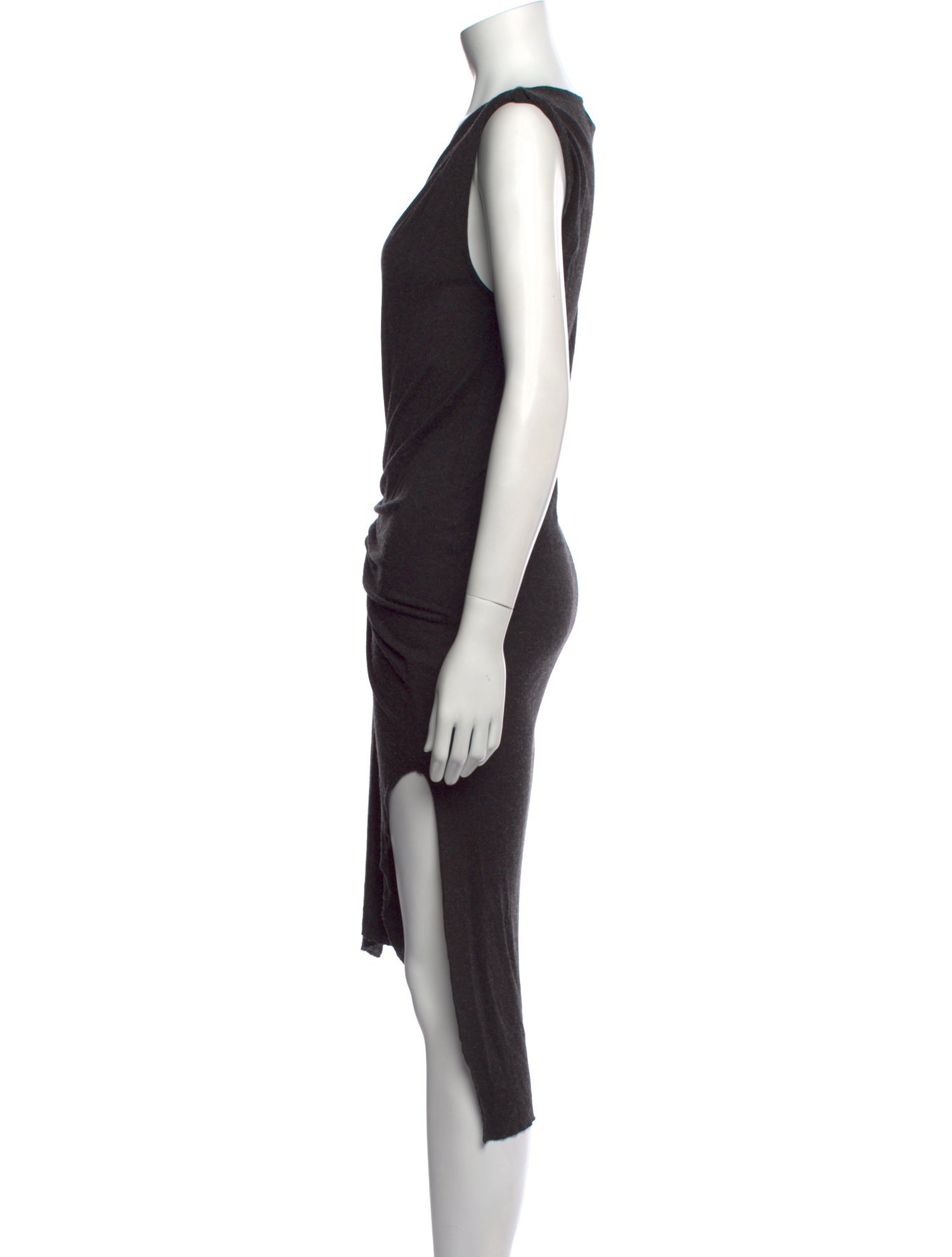 AllSaints Bateau Neckline Midi Length Dress