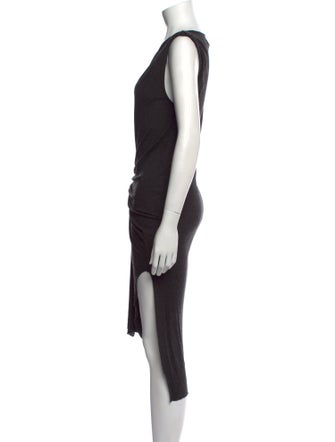 AllSaints Bateau Neckline Midi Length Dress