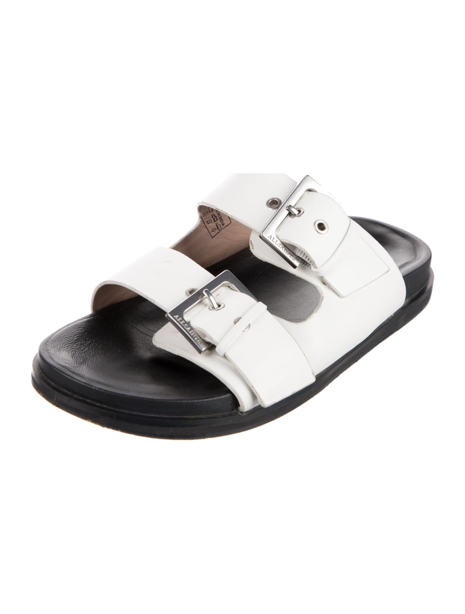 AllSaints Leather Slides