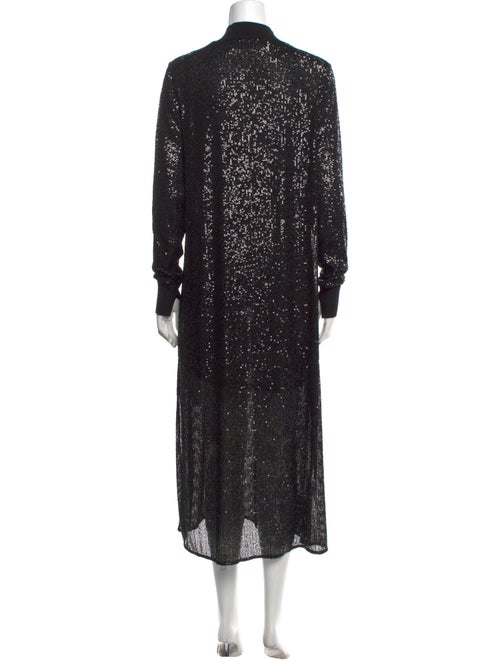 AllSaints Mock Neck Long Dress