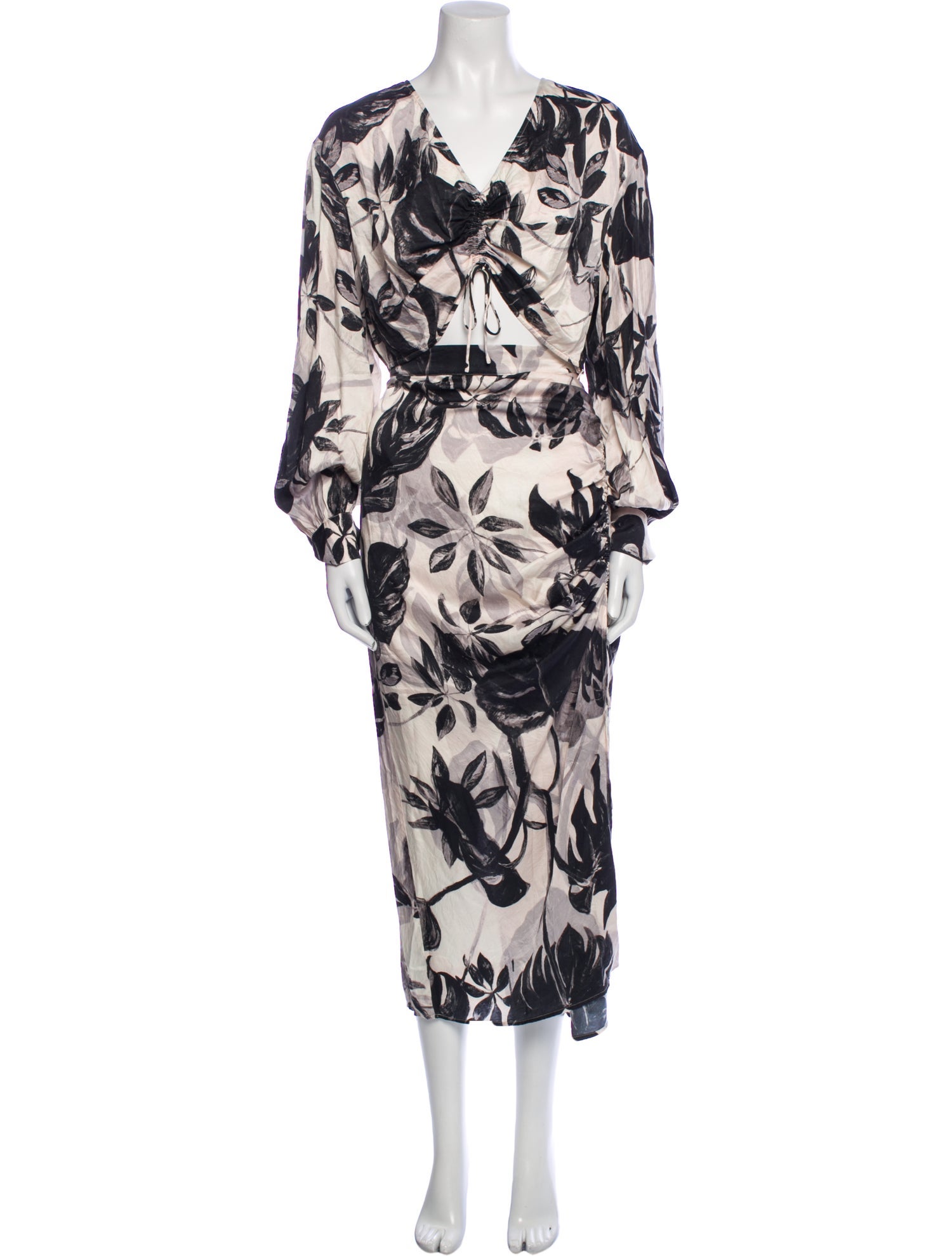 AllSaints Printed Skirt Set