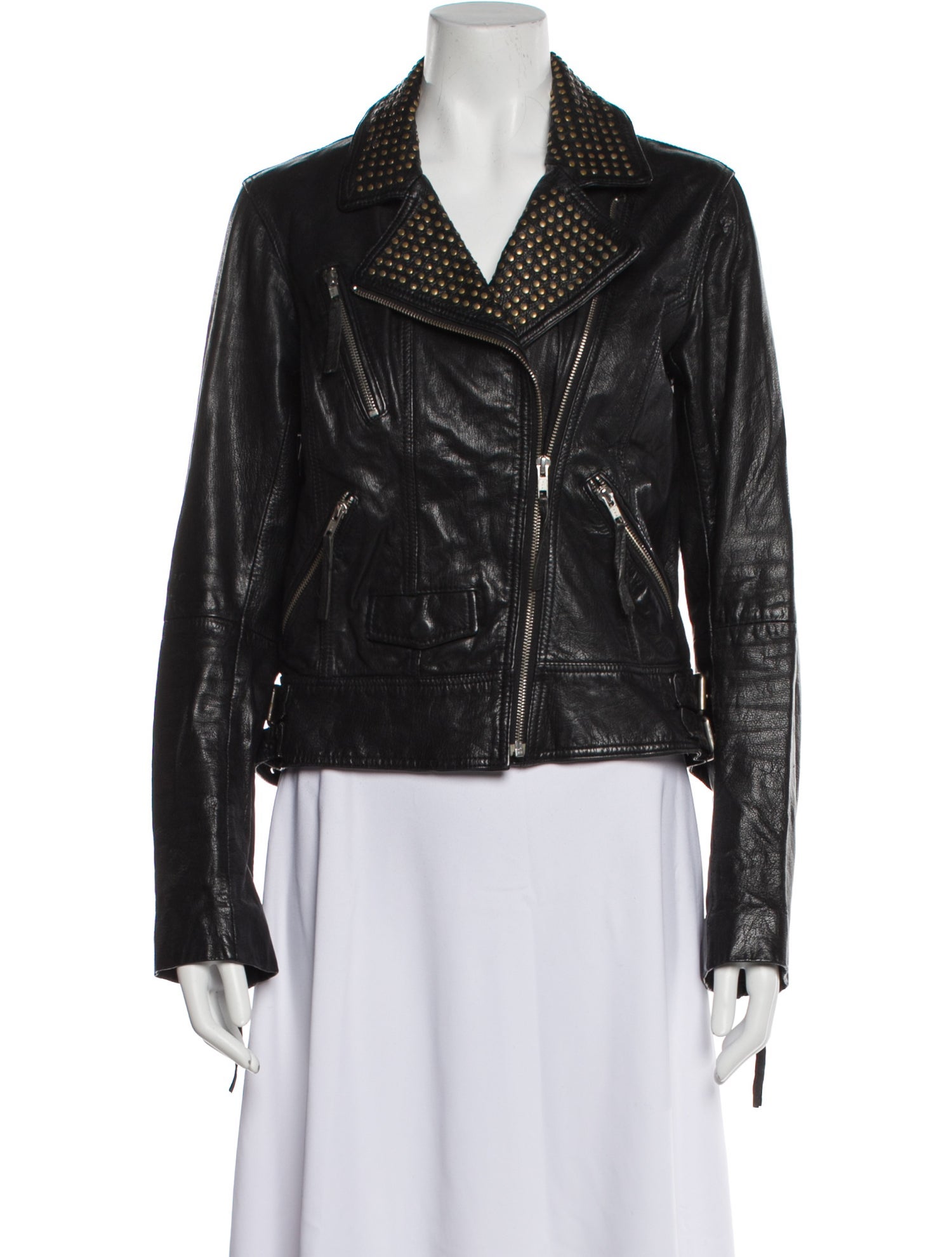 AllSaints Leather Biker Jacket
