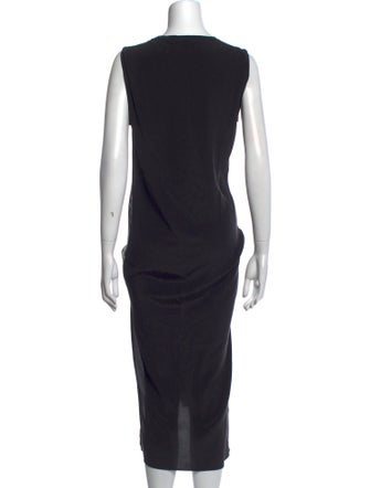 AllSaints Silk Midi Length Dress