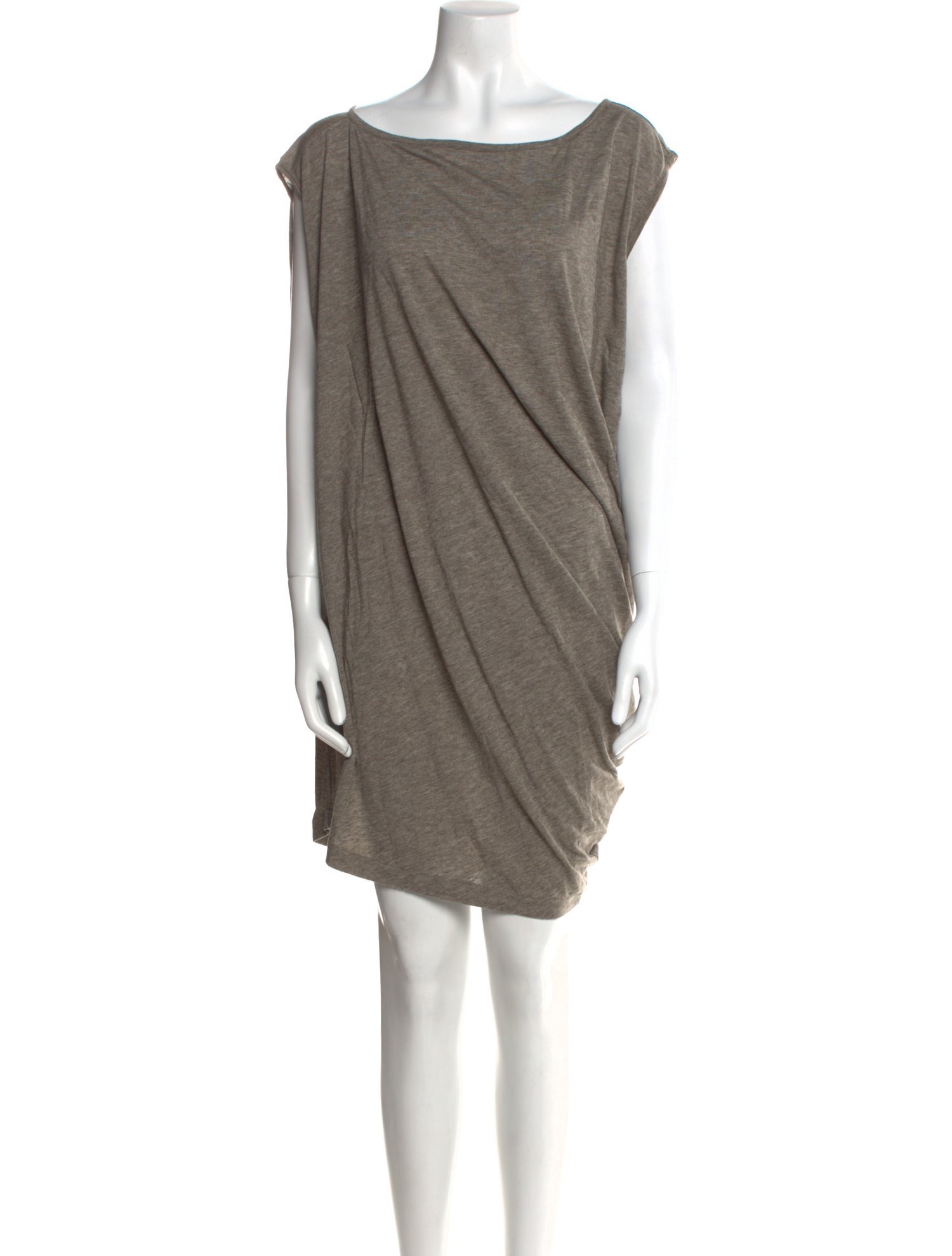 AllSaints Bateau Neckline Mini Dress