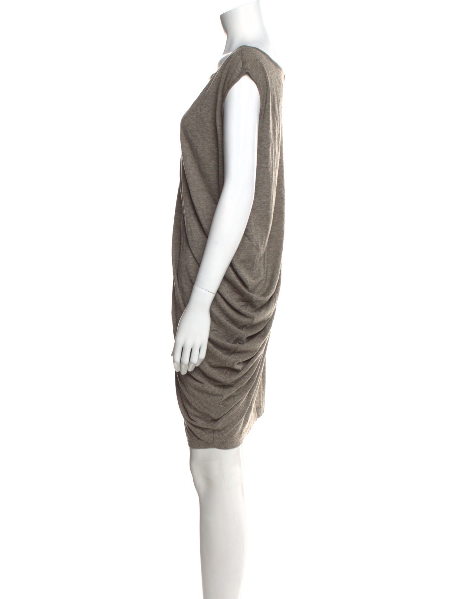 AllSaints Bateau Neckline Mini Dress