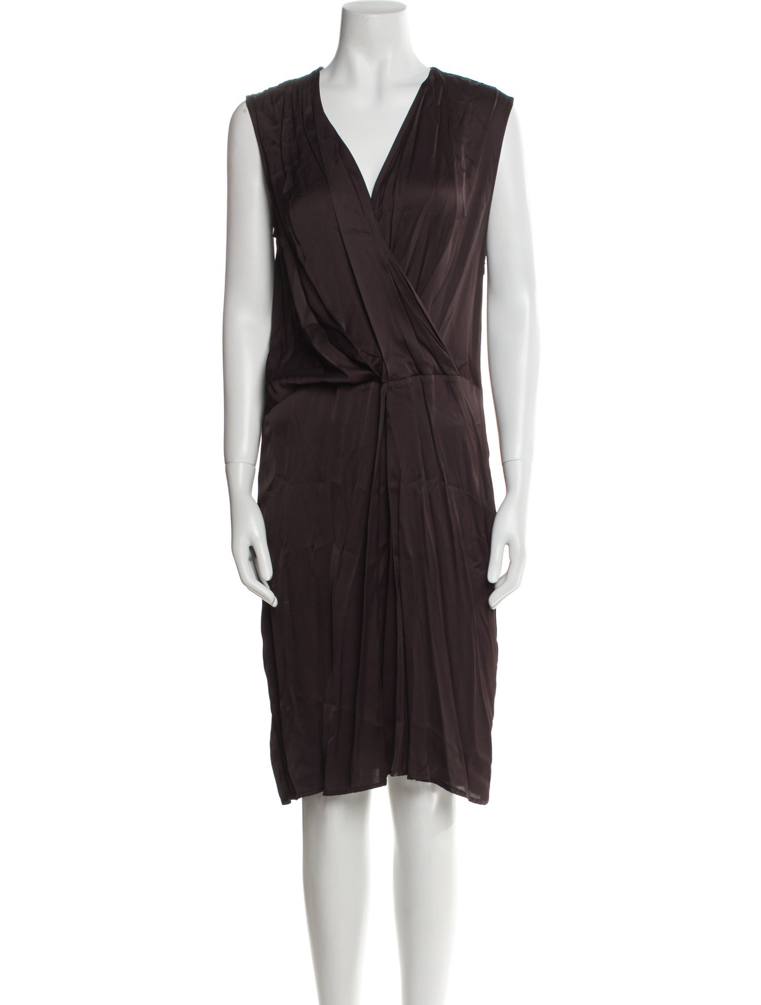 AllSaints V-Neck Knee-Length Dress