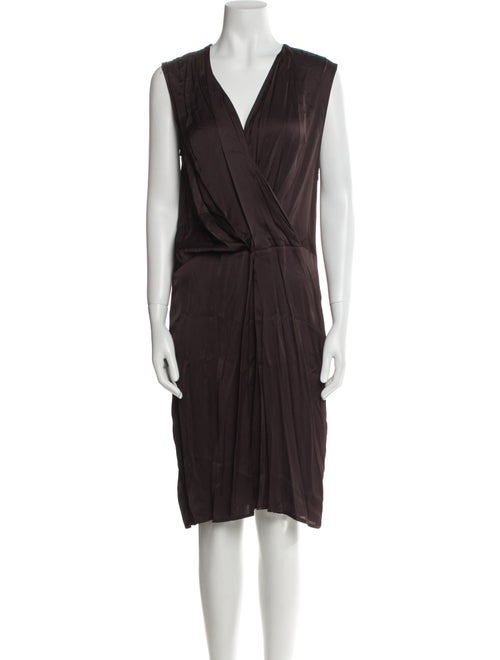AllSaints V-Neck Knee-Length Dress