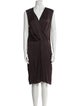AllSaints V-Neck Knee-Length Dress